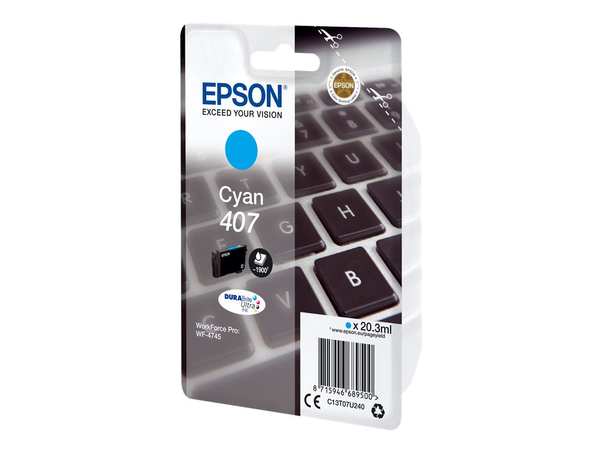 EPSON 2LB WF-4745 Series Ink Cartridge Cyan - Verpackung