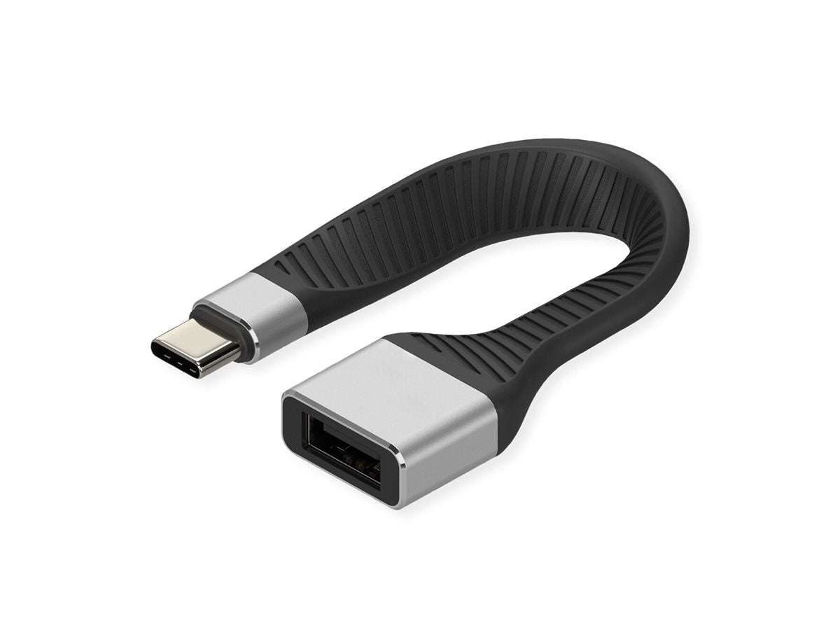 ROLINE USB 3.2 Gen 2 Silikonkabel C-A ST/BU 10Gbit/s Verpackung