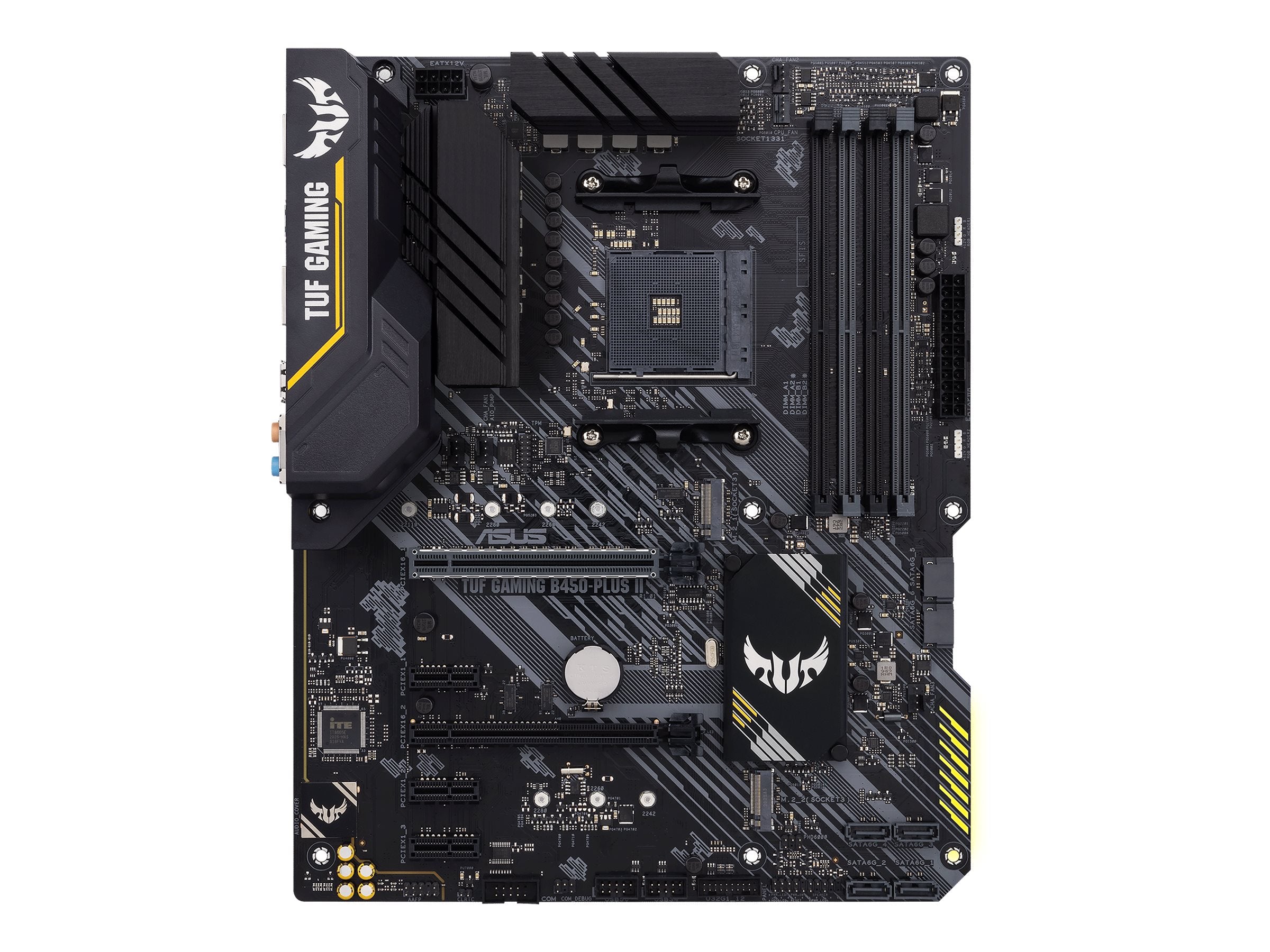 ASUS TUF GAMING B450-PLUS II Motherboard Vorderansicht