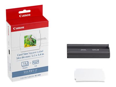 CANON KC-18IS Papier + Tinte Verpackung