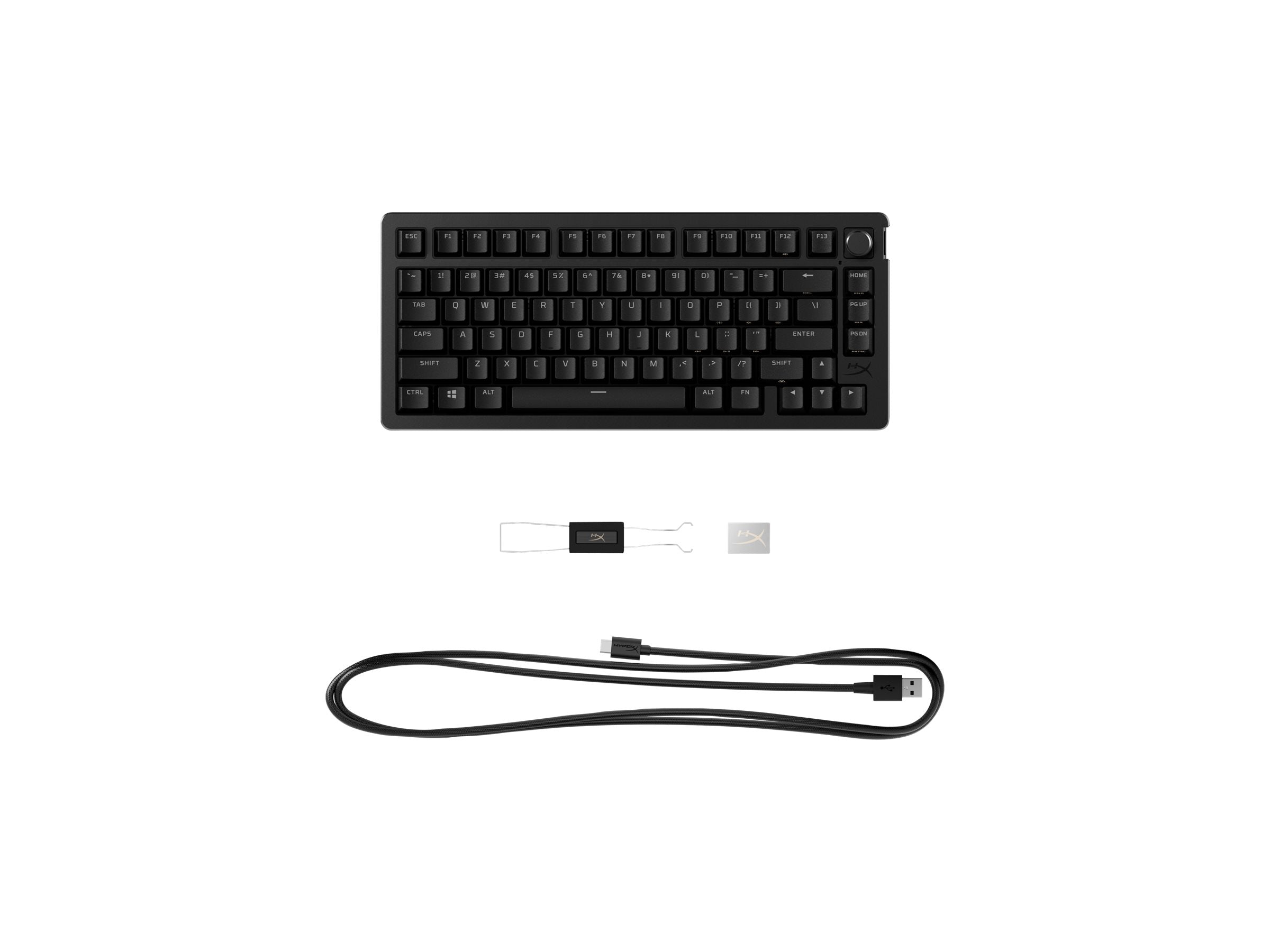 HP HyperX Alloy Rise GKBD 75 (P) Detailansicht Tasten