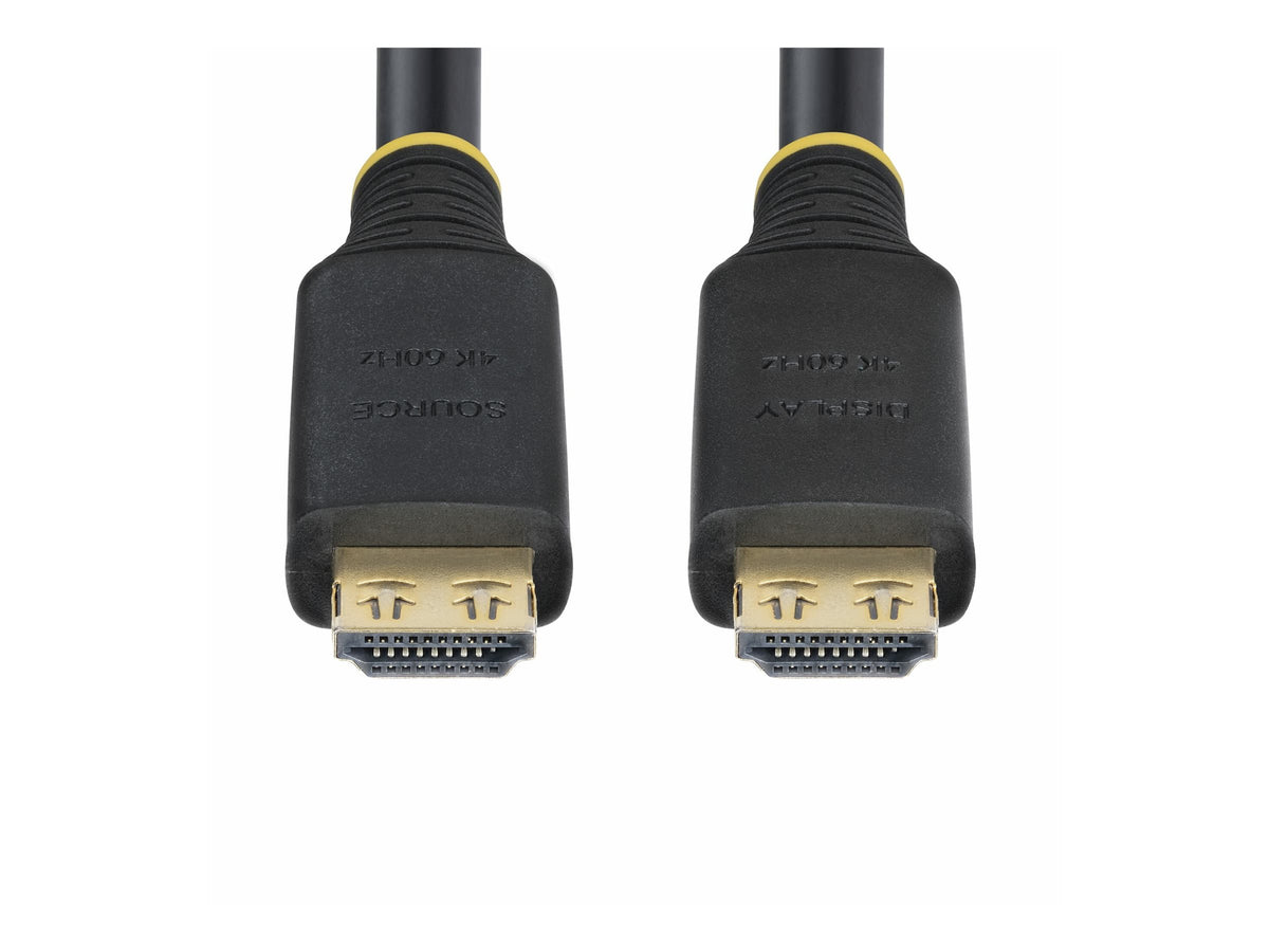 STARTECH.COM 10m Aktives High Speed HDMI Kabel mit Griffsteckern 4K 60Hz und 1440p 144Hz 18Gbps UHD HDMI Arc Kabel mit TPE-Mantel