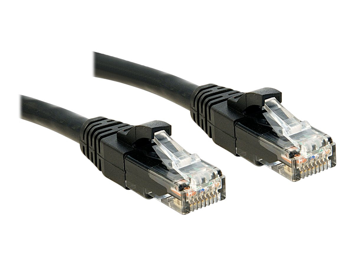 LINDY Cat.6 U/UTP Kabel, schwarz, 30m - Vorderansicht