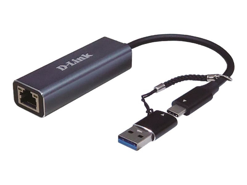 D-LINK DUB-2315 USB-C/USB auf 2,5-Gigabit-Ethernet-Adapter Vorderansicht