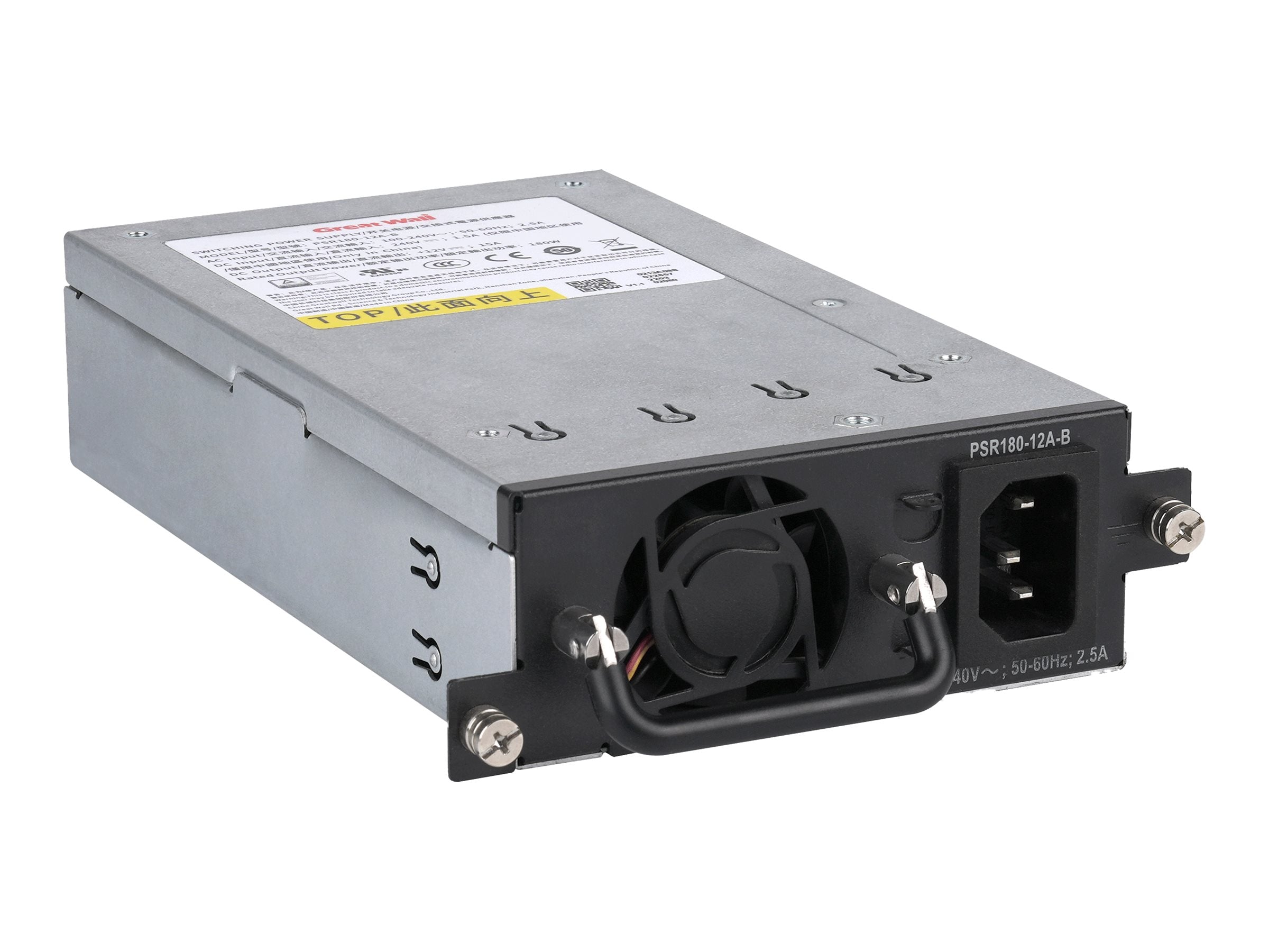 HPE Networking Comware 5550HI 180W Front-to-Back AC Power Supply EU en