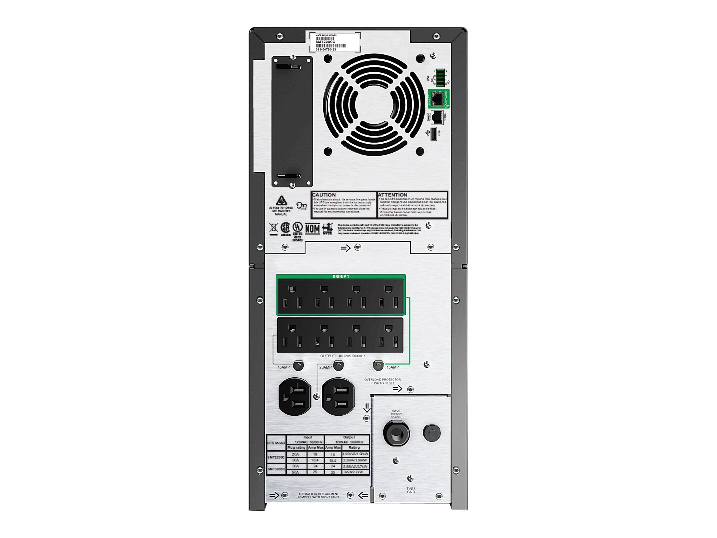 APC Smart-UPS SMT2200C Vorderansicht