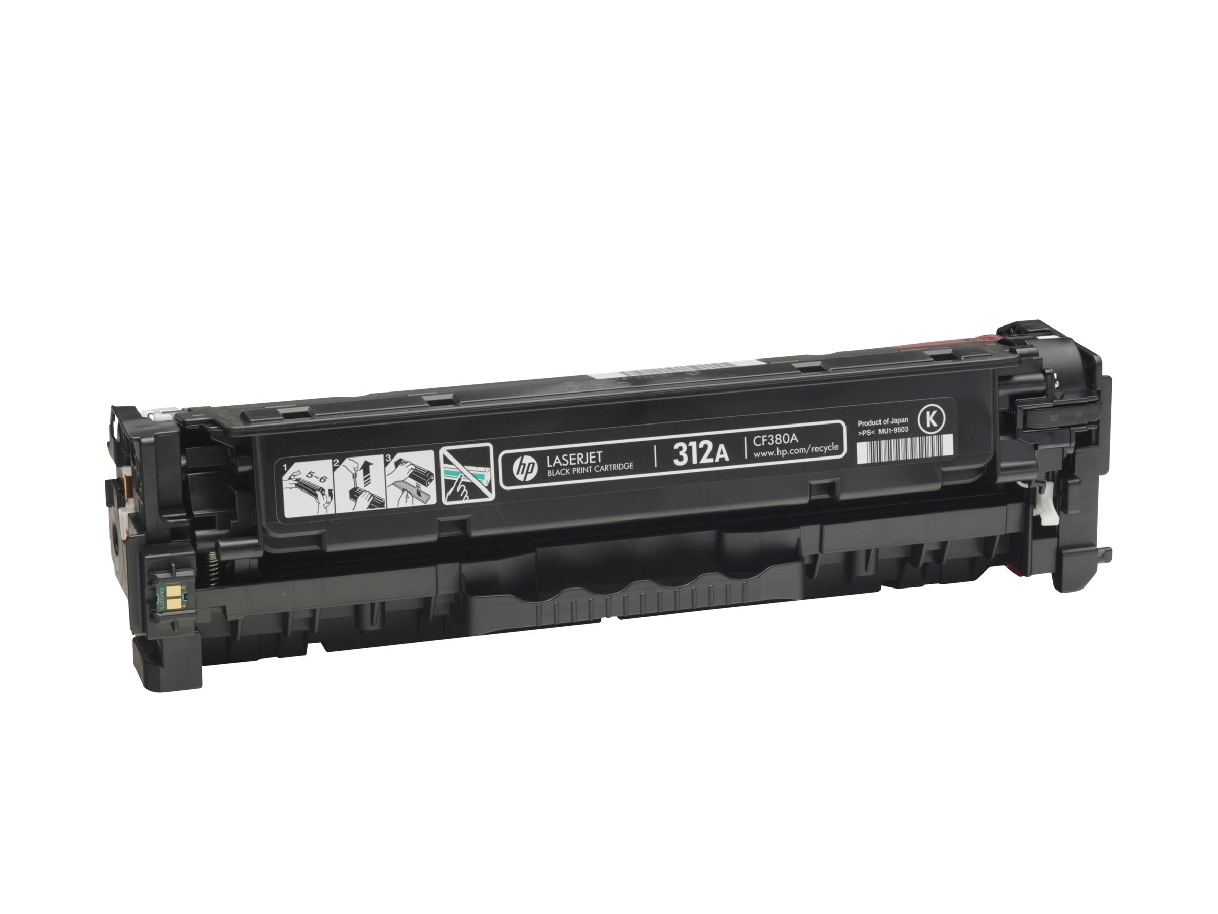 HP 312A Tonerpatrone CF380A schwarz Verpackung