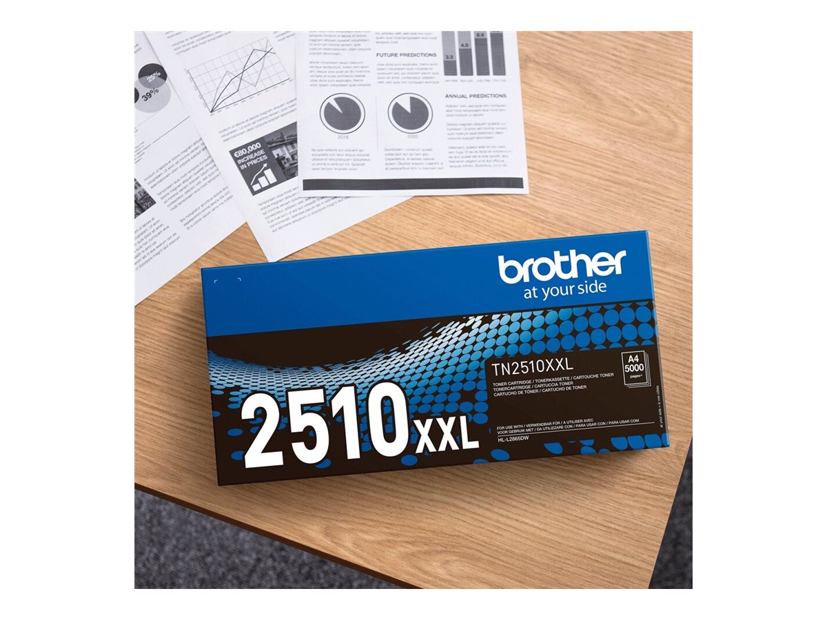 BROTHER TN2510XL Tonerpatrone Vorderansicht
