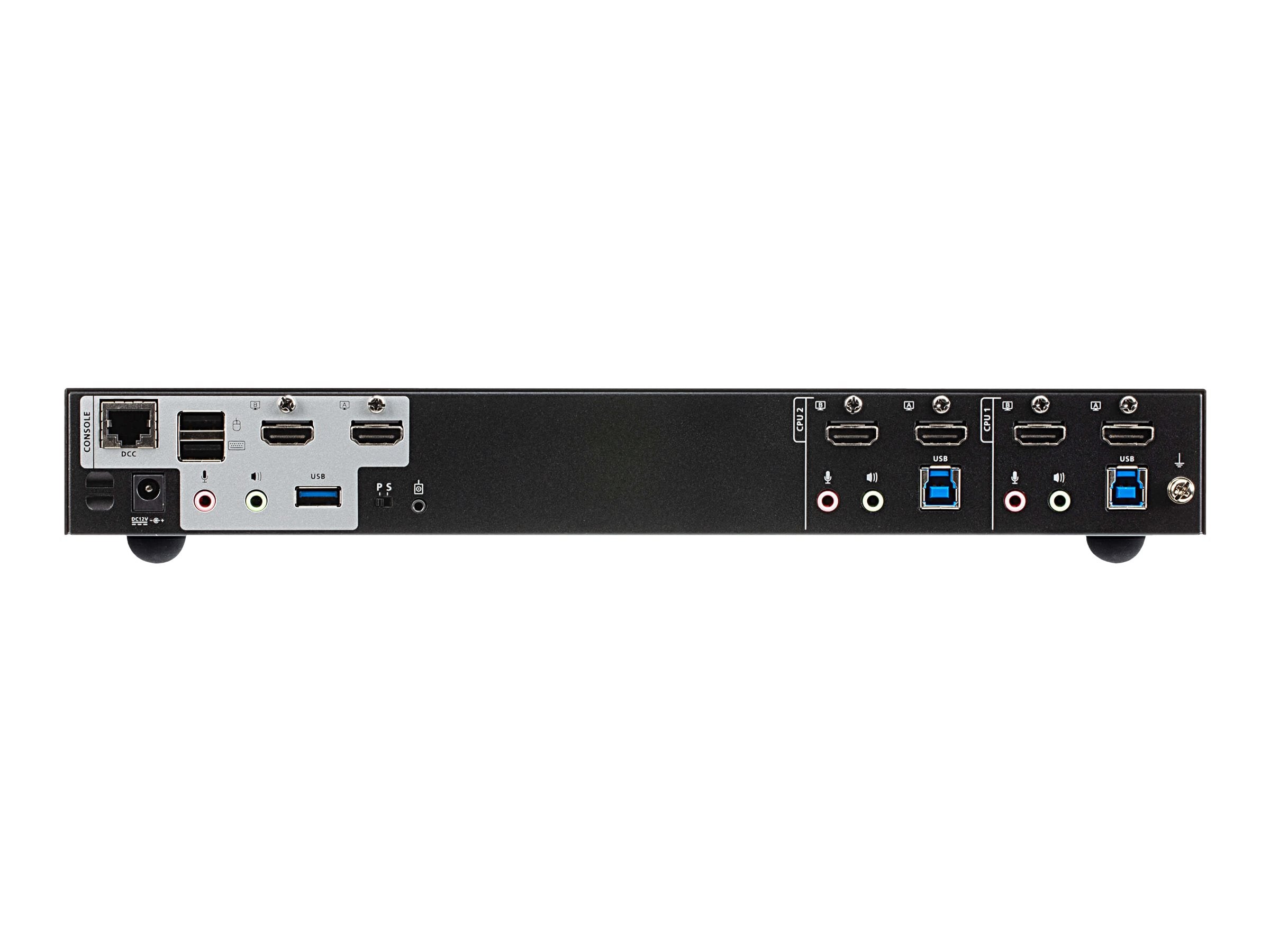 ATEN CS1842 2-Port True 4K HDMI Dual-View KVM Switch Detailansicht