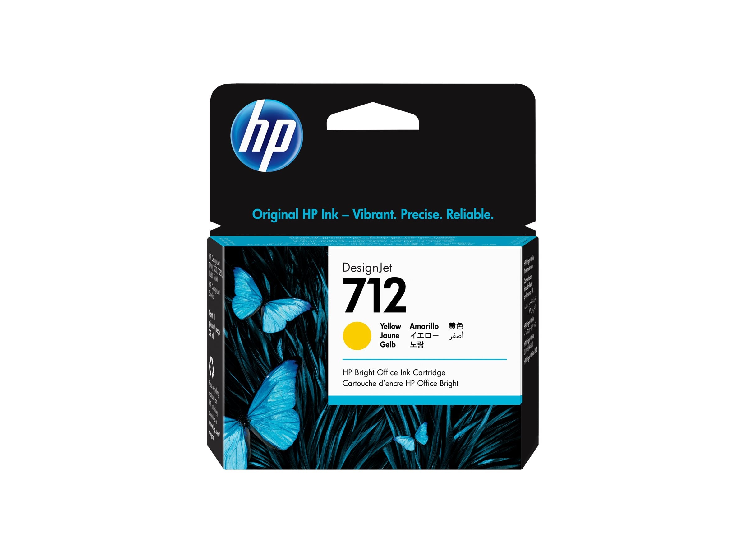 HP 712 29-ml Gelb DesignJet Tintenpatrone Verpackung
