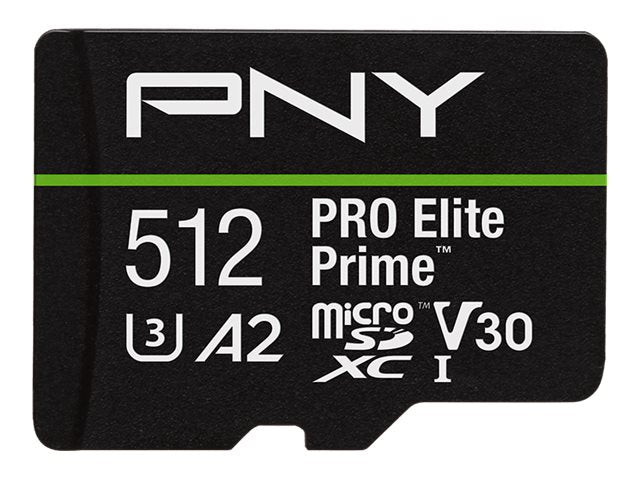 PNY microSD Pro Elite Prime 512GB Vorderansicht