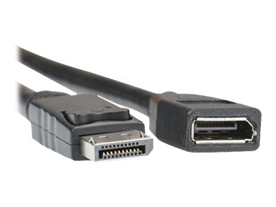 EFB DisplayPort 1.4 Verlängerungskabel DP Stecker - DP Buchse 8K60Hz schwarz 2m - Vorderansicht