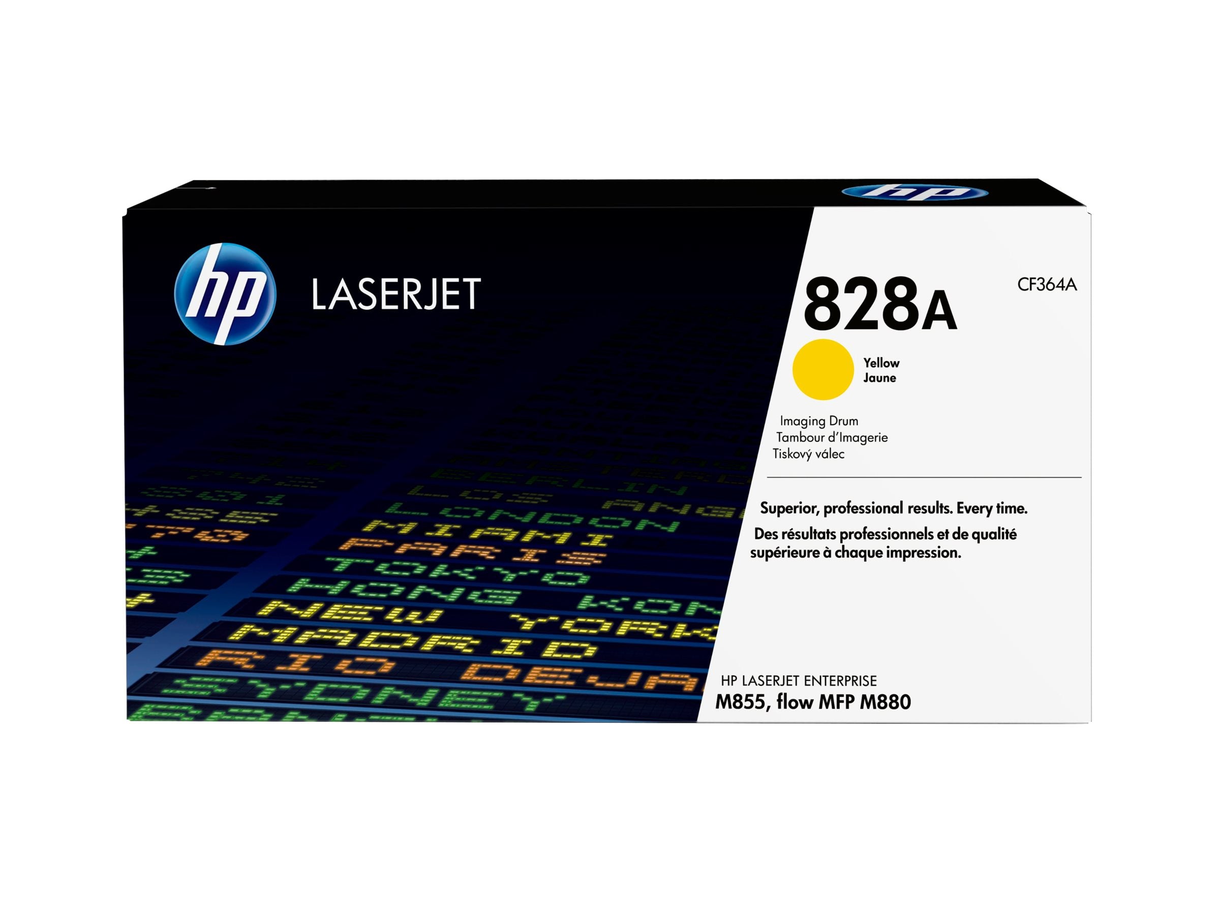 HP 828A original imaging drum CF364A gelb Detailansicht