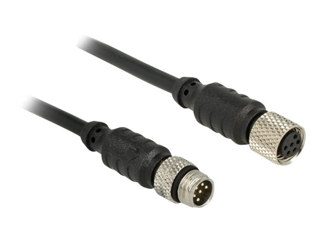 NAVILOCK Verlängerungskabel M8 Stecker > M8 Buchse wasserdicht 3m - Vorderansicht