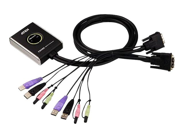ATEN CS682 KVM Switch DVI USB 2 Ports Vorderansicht