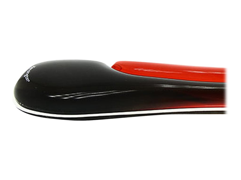 KENSINGTON Duo Gel Auflage für Tastatur rot schwarz - Seitenansicht