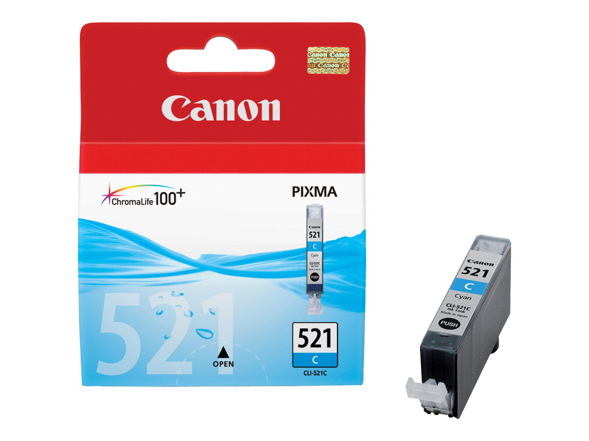CANON CLI-521C Tintenbehälter Vorderansicht