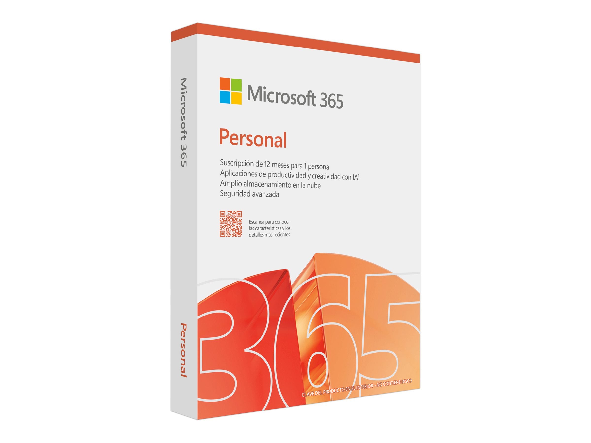 Vorderansicht der MICROSOFT MS ESD 365 Personal Subscr PK Lic 1YR Online Eurozone ESD