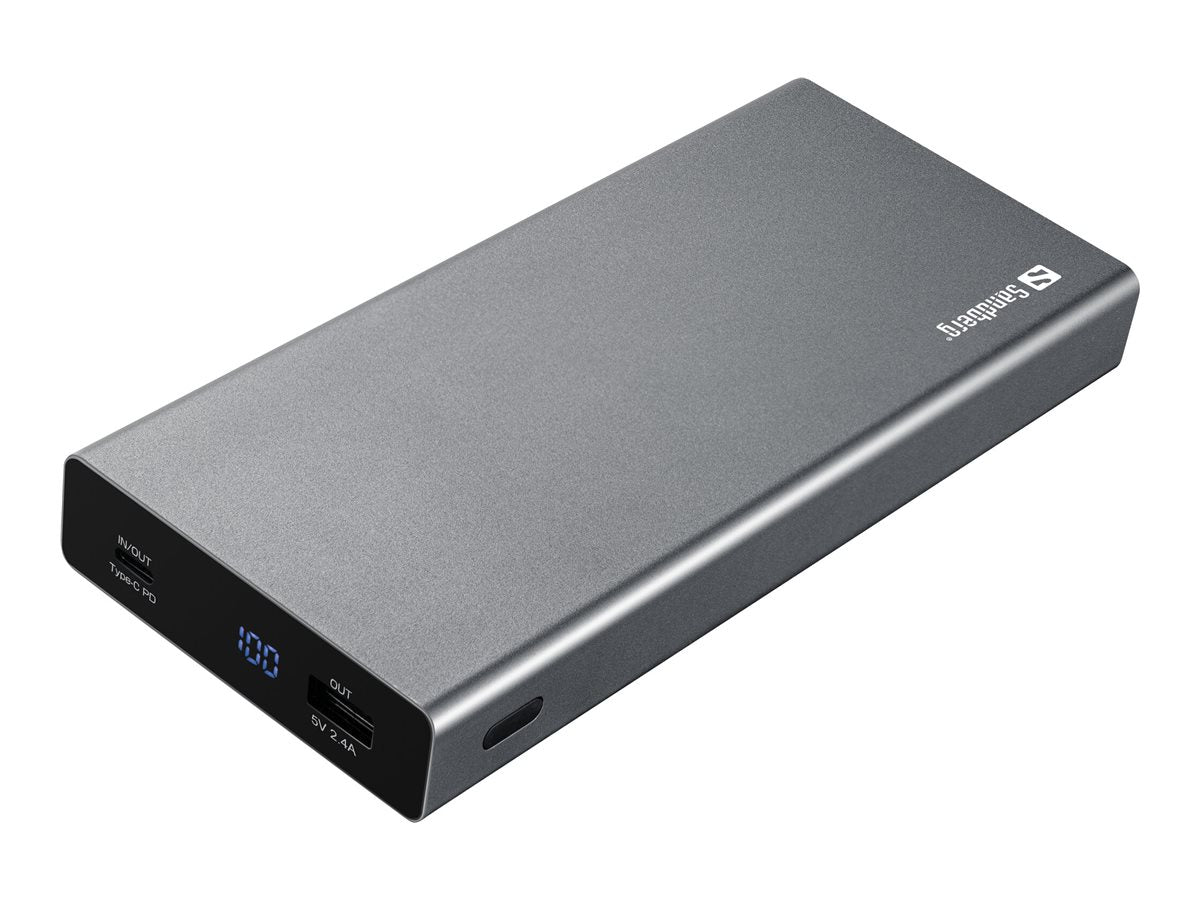 SANDBERG Powerbank USB-C PD 100W 20000 Detailansicht