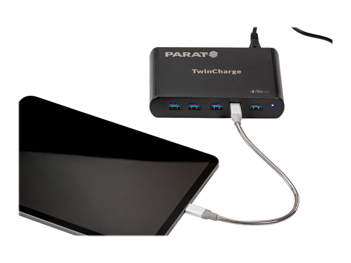 PARAT USB-C auf USB-C Connector 0,3m Anschlussansicht