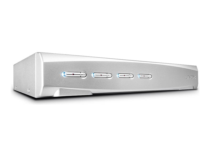 LINDY 4 Port DVI-I Single Link USB 2.0 und Audio KVM Switch Pro - Verpackung
