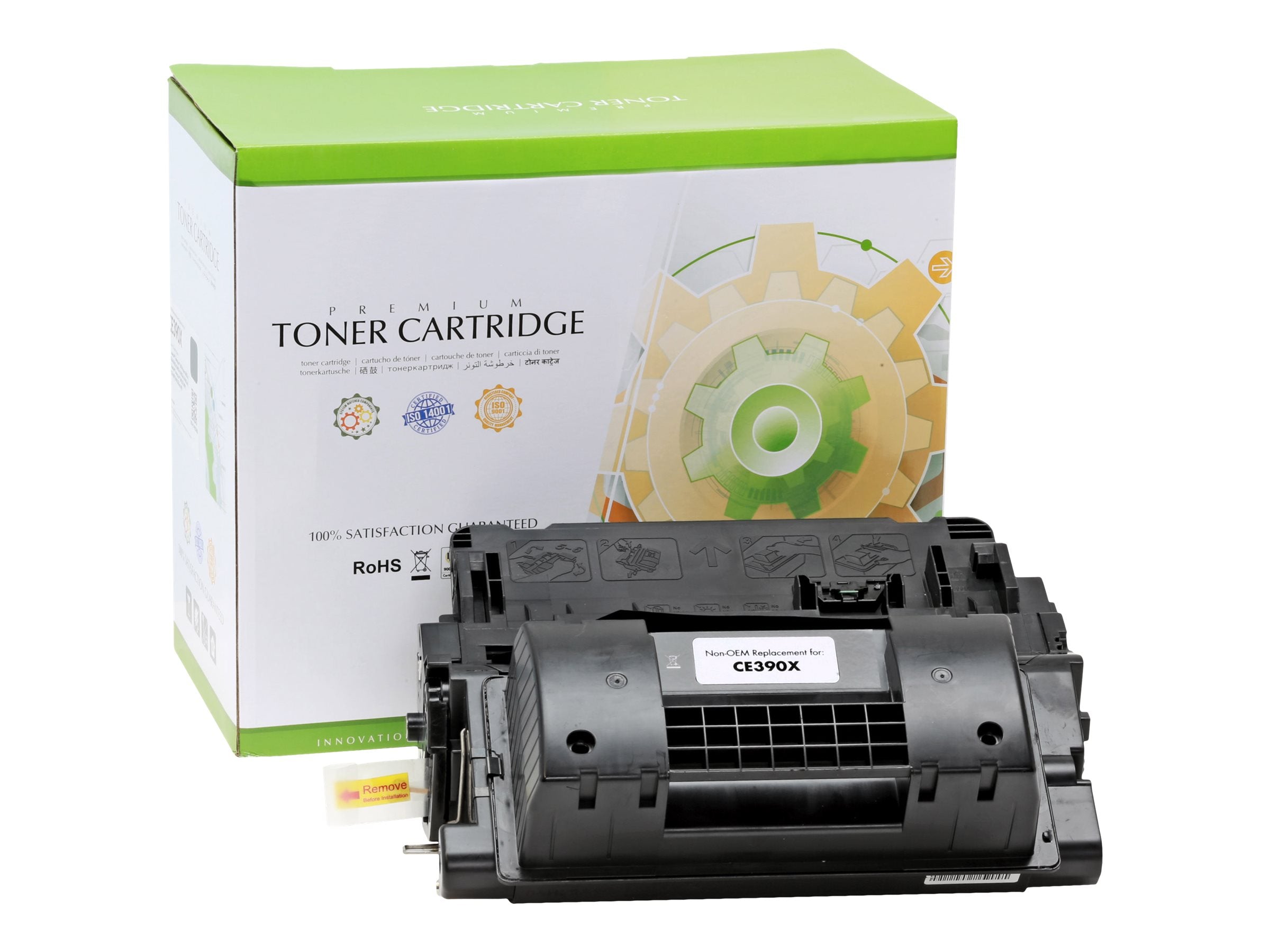 STATIC Toner cartridge HP CE390X schwarz Vorderansicht