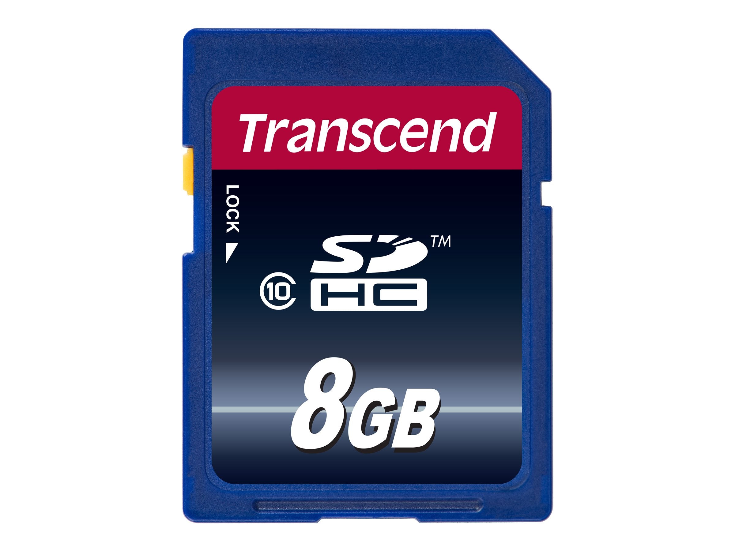 TRANSCEND 8GB SDHC CARD Vorderansicht