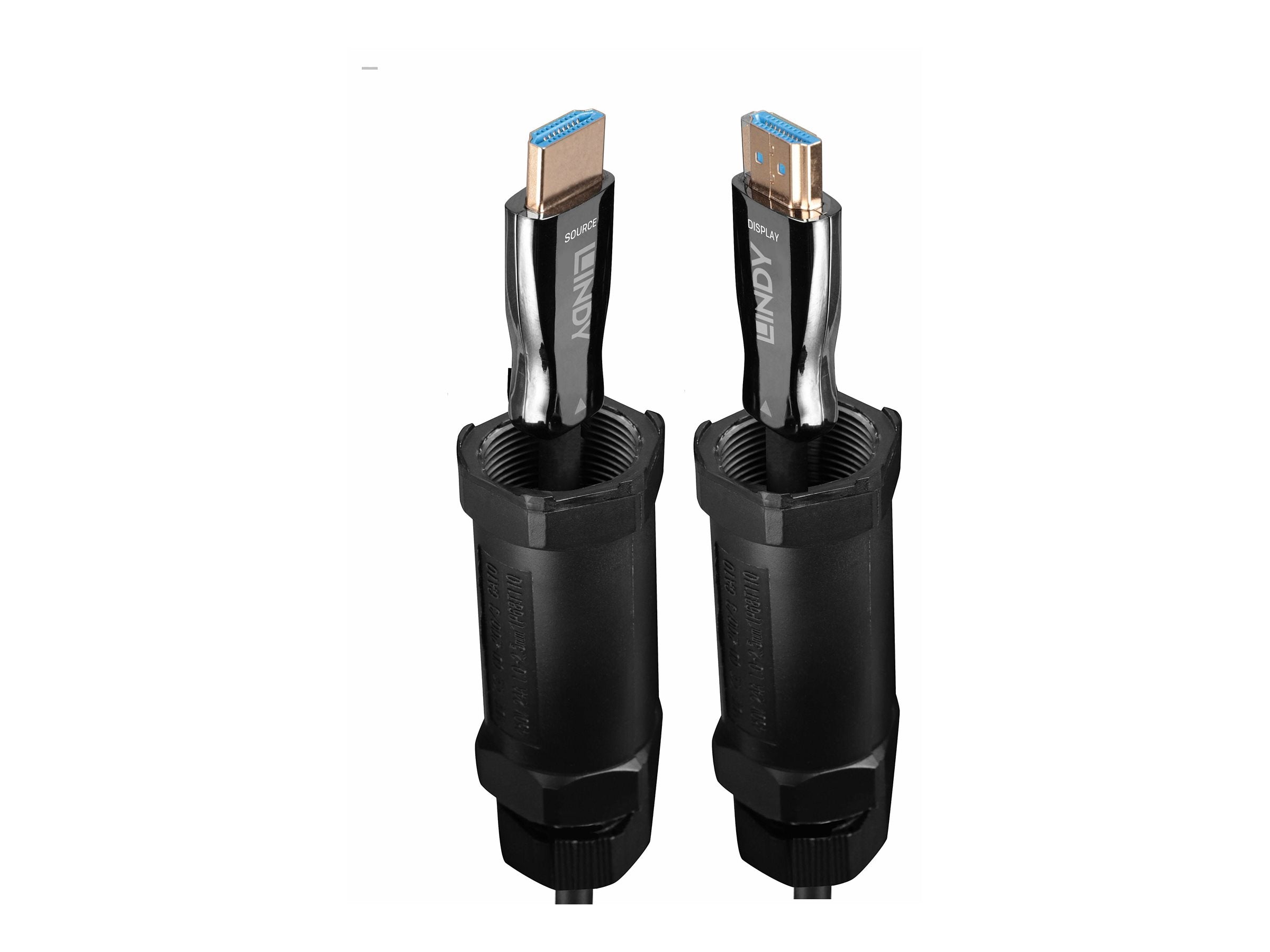 LINDY 100m gepanzert Fibre Optic Hybrid HDMI 8K60 Kabel - Vorderansicht