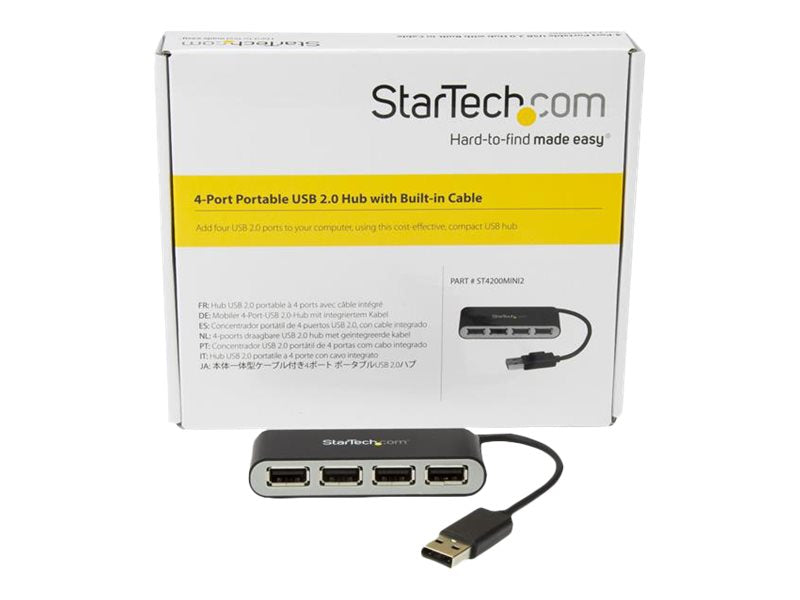 STARTECH.COM 4-Port Portable USB 2.0 Hub Verpackung