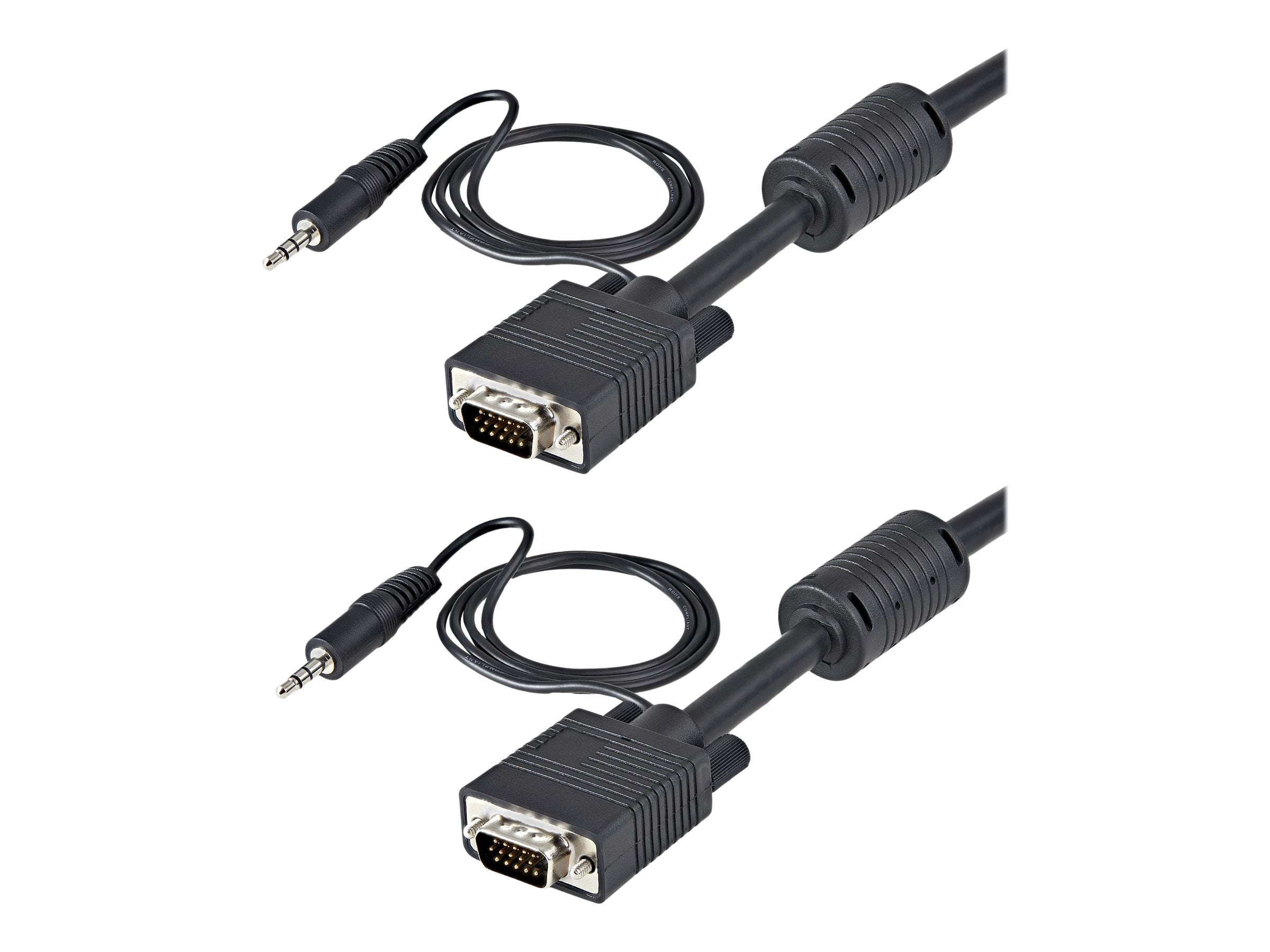STARTECH.COM 5 m Monitor VGA Koaxial Videokabel mit Audio - Vorderansicht