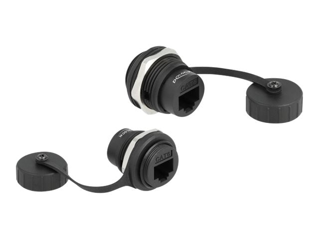 DELOCK RJ45 Cat.6 Einbaubuchse Vorderansicht