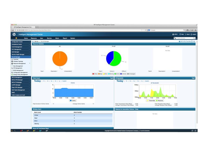HPE IMC Wireless Service Manager 50-Access Point E-LTU Vorderansicht
