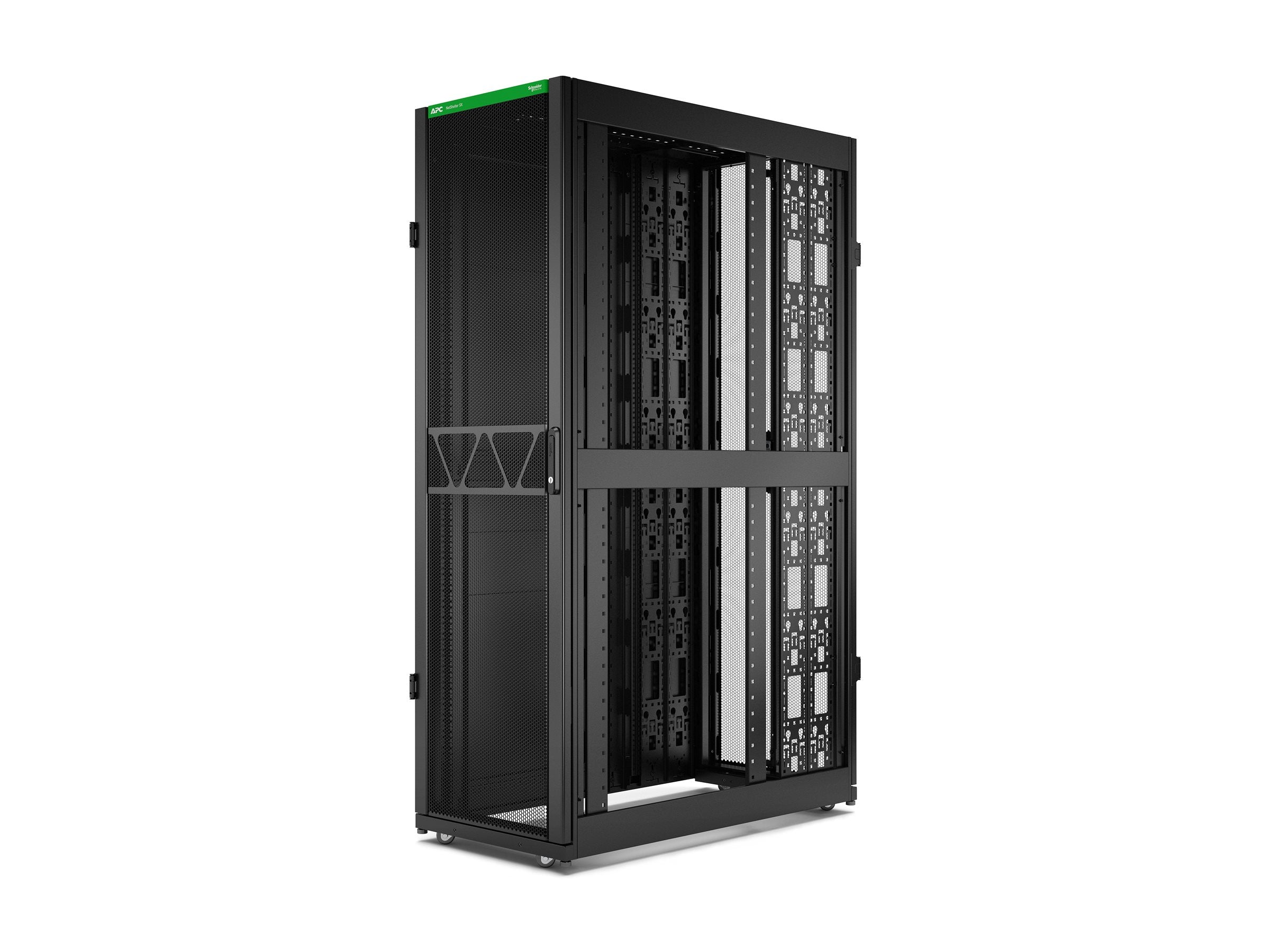 Vorderansicht des APC NetShelter SX Gen 2 Rack cabinets