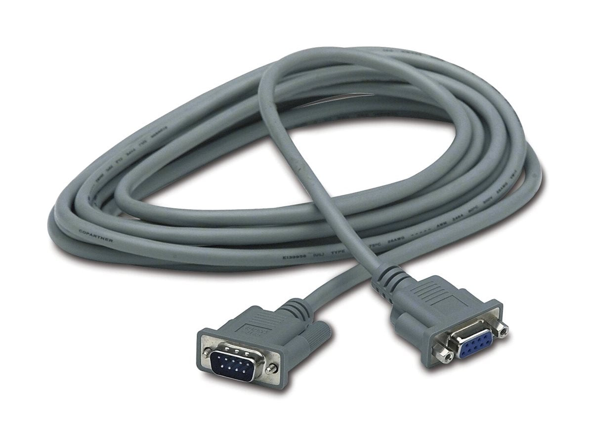 APC serielles Kabel DB9 m/w 5m grau - Vorderansicht