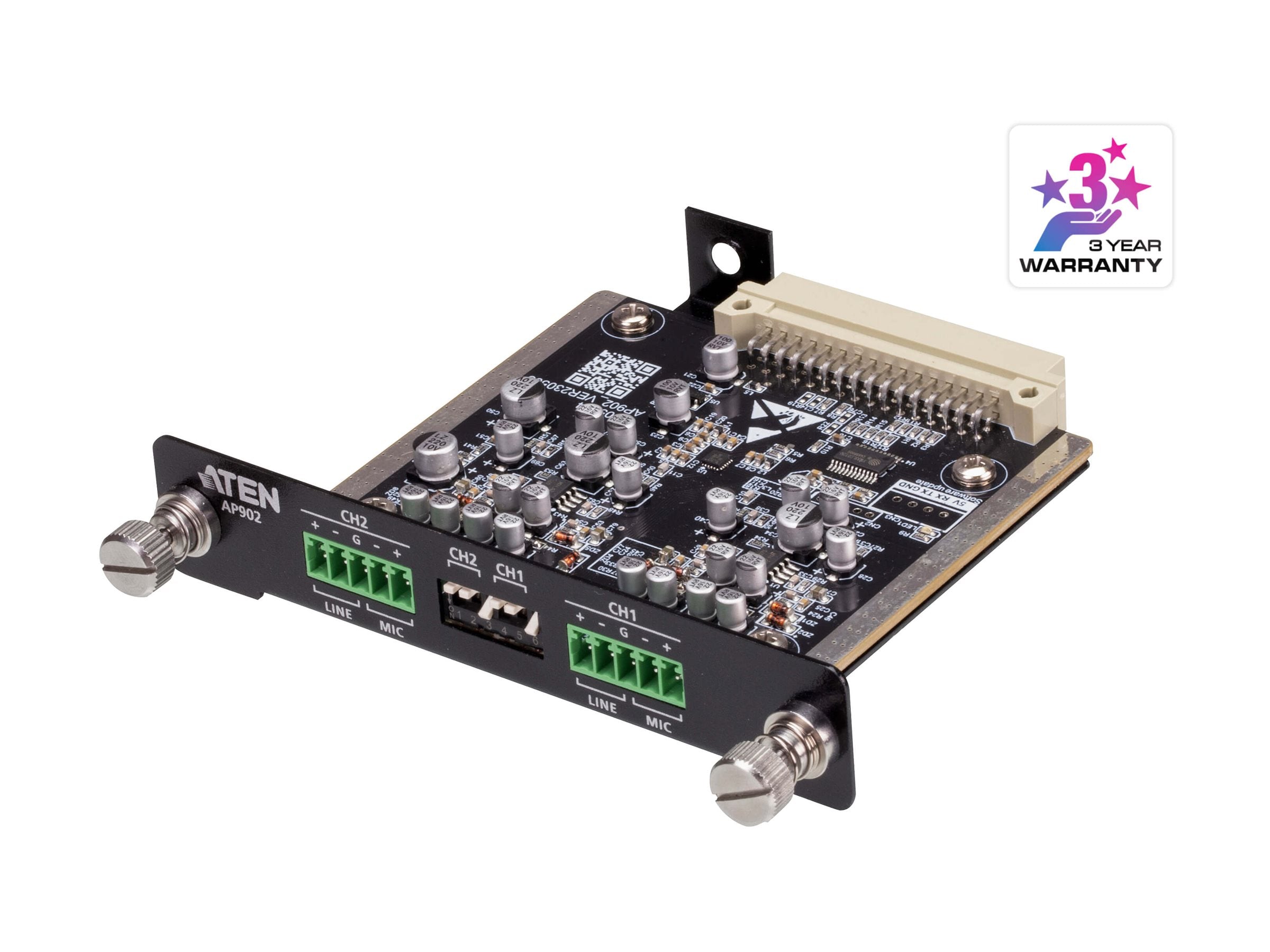 ATEN AP902 2-CH Mic/Line Pre-AMP Expansion Card Verpackung