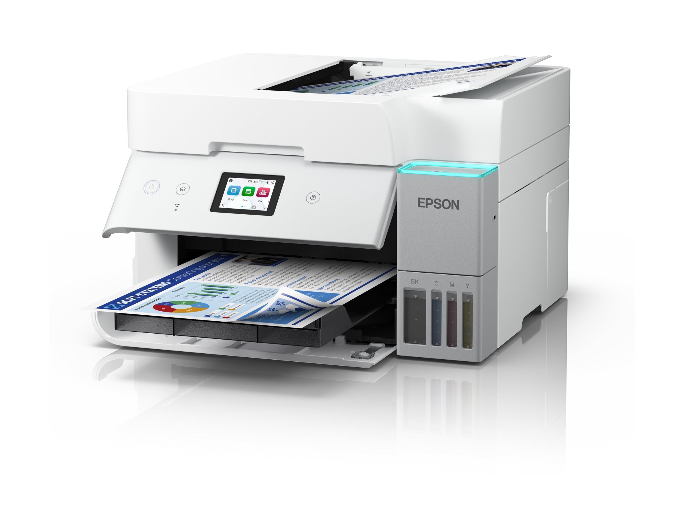 EPSON EcoTank ET-4956 Inkjet MFP Detailansicht der Tintentanks