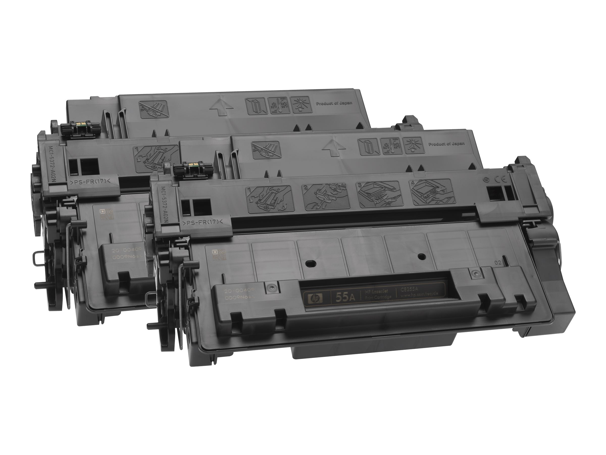 HP CE255XD Tonerpatrone Vorderansicht