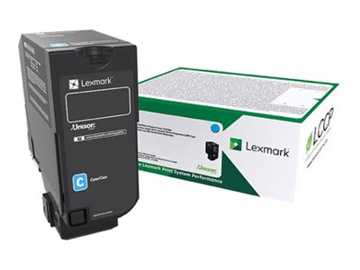 LEXMARK PB Toner cyan 16K CX725 Vorderansicht