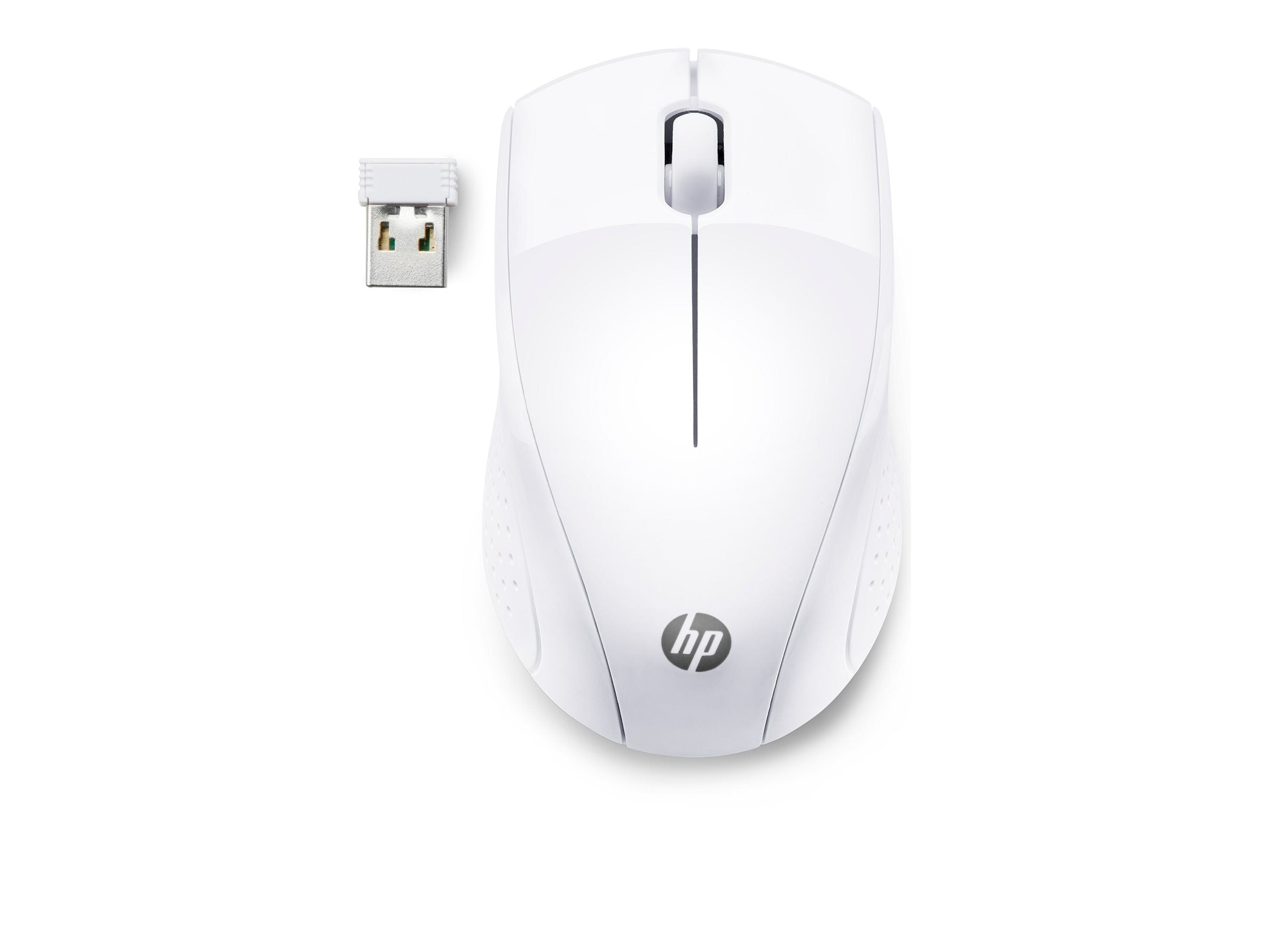 HP Wireless Mouse 220 Snow White - Seitenansicht