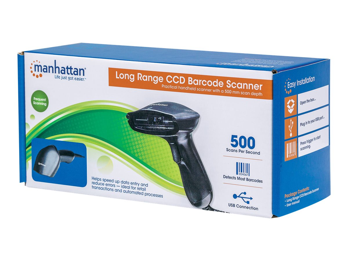 MANHATTAN CCD Long Range Barcode Scanner Vorderansicht