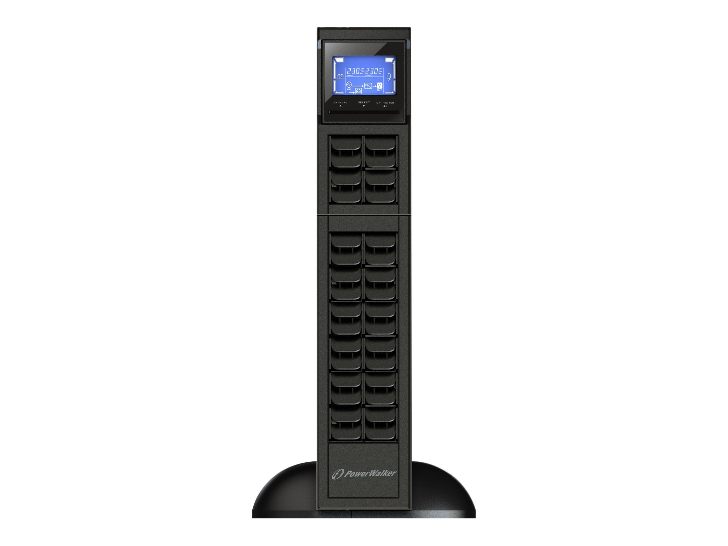 POWERWALKER VFI 2000CRM LCD UPS Rückansicht