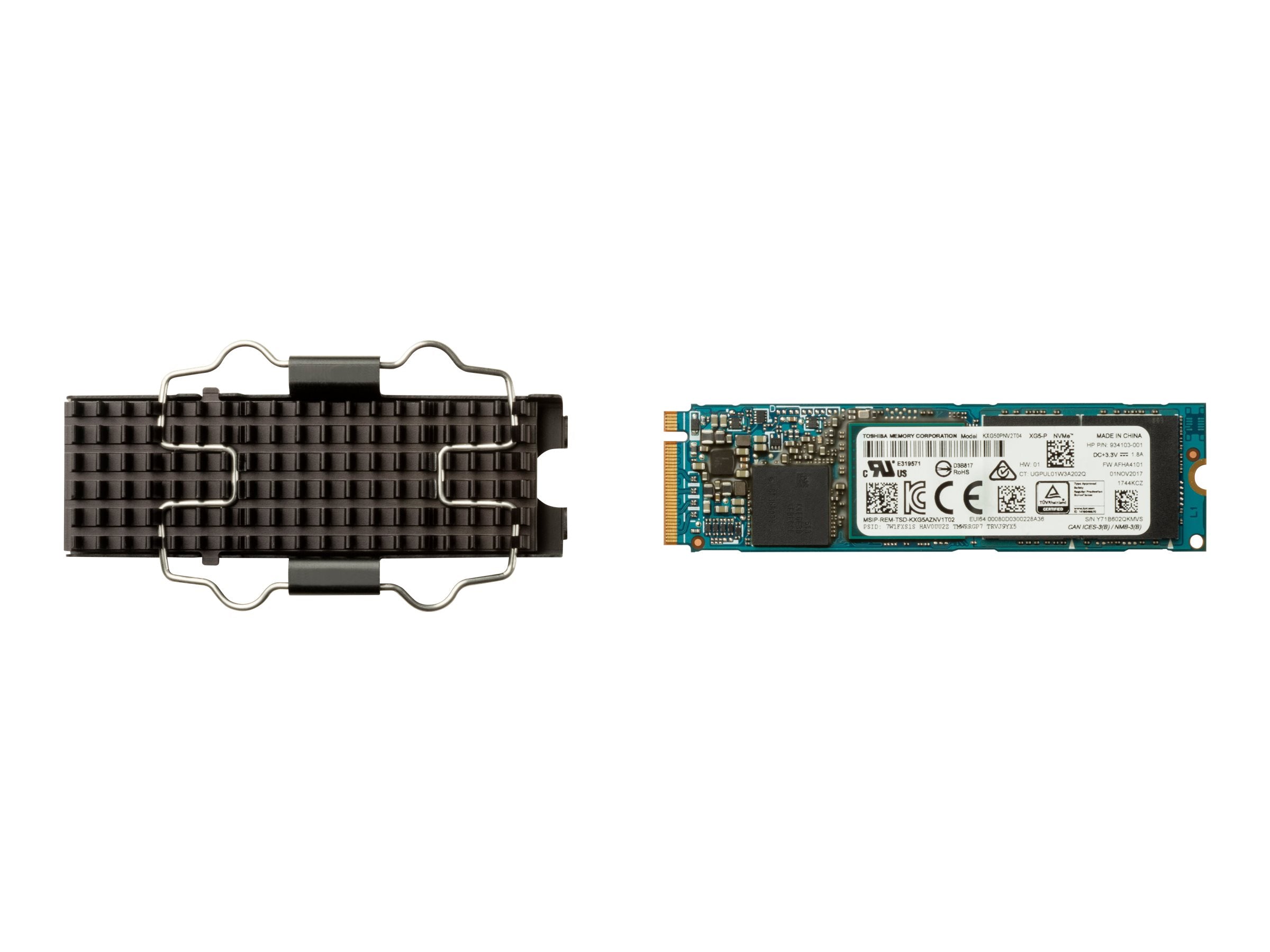 HP ZTrboDrv 512GB SED Z8G4 TLC SSDModule Verpackung