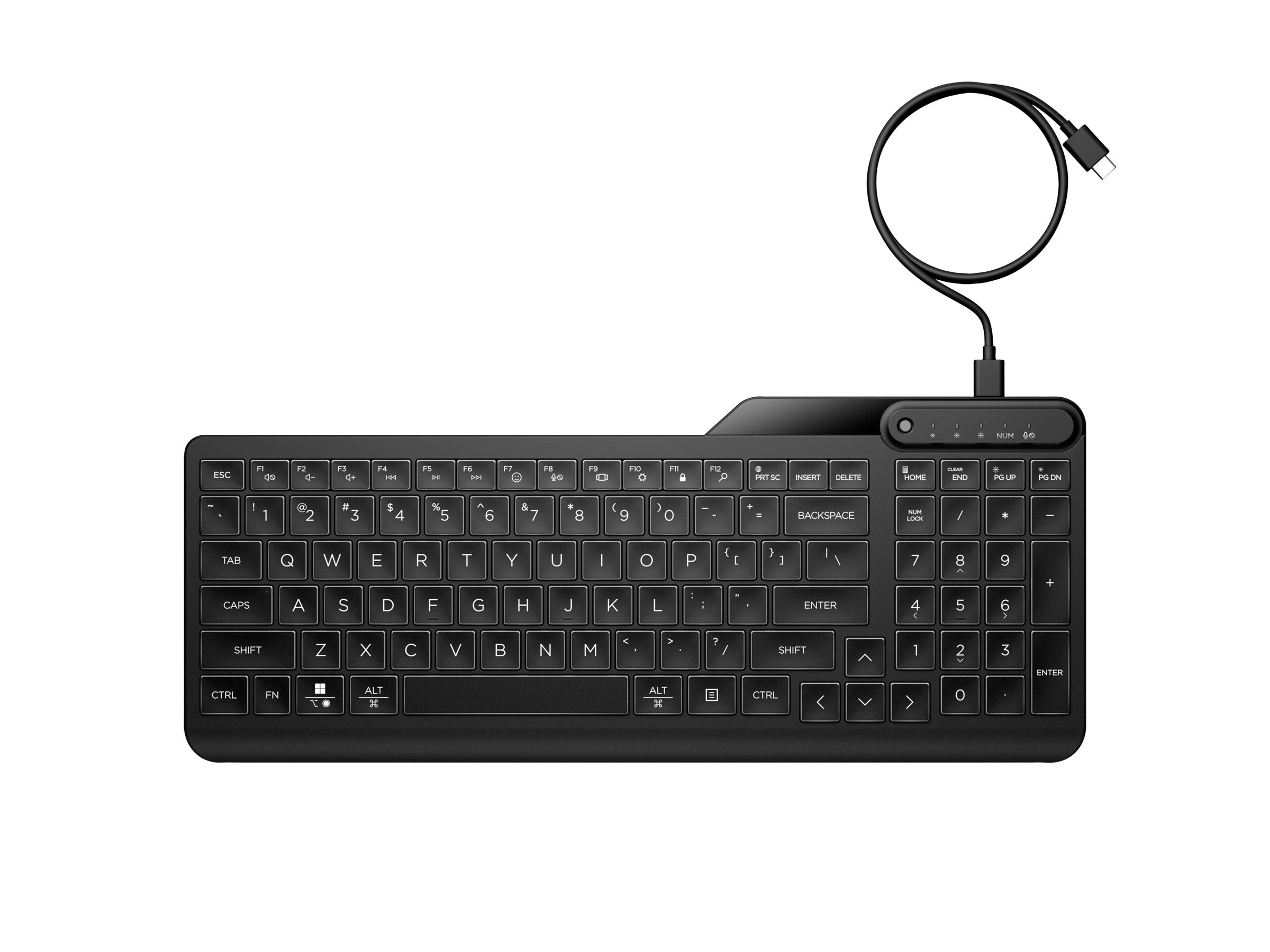 HP 400 Backlit Wired Keyboard Detailansicht