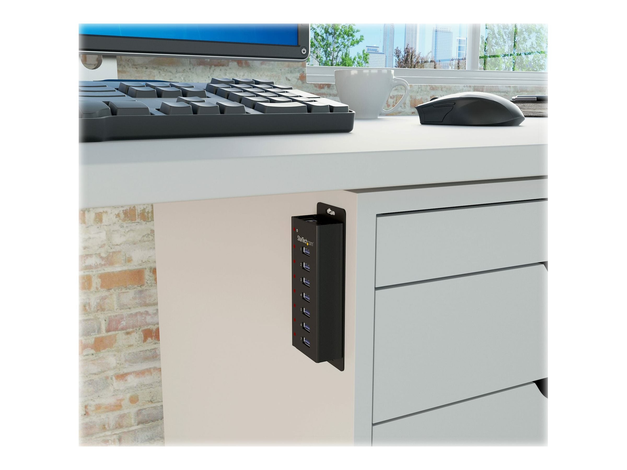 STARTECH.COM 7 Port USB 3.0 Hub Detailansicht