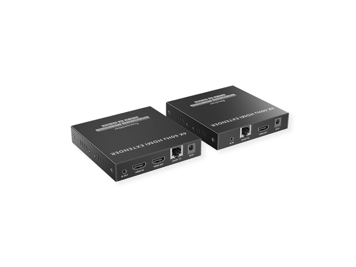 VALUE HDMI-Verlängerung über IP IPCOLOR 4K60Hz 120m - Detailansicht Empfänger