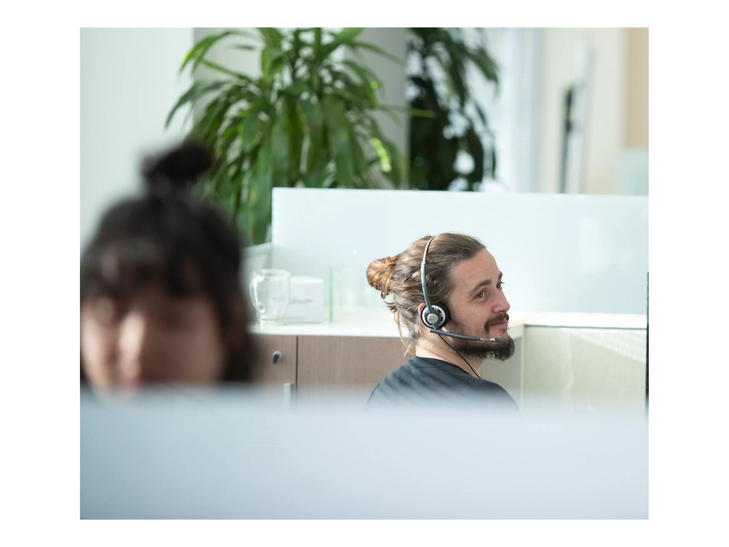 HP Poly EncorePro 715 USB-A Monoaural Headset Vorderansicht