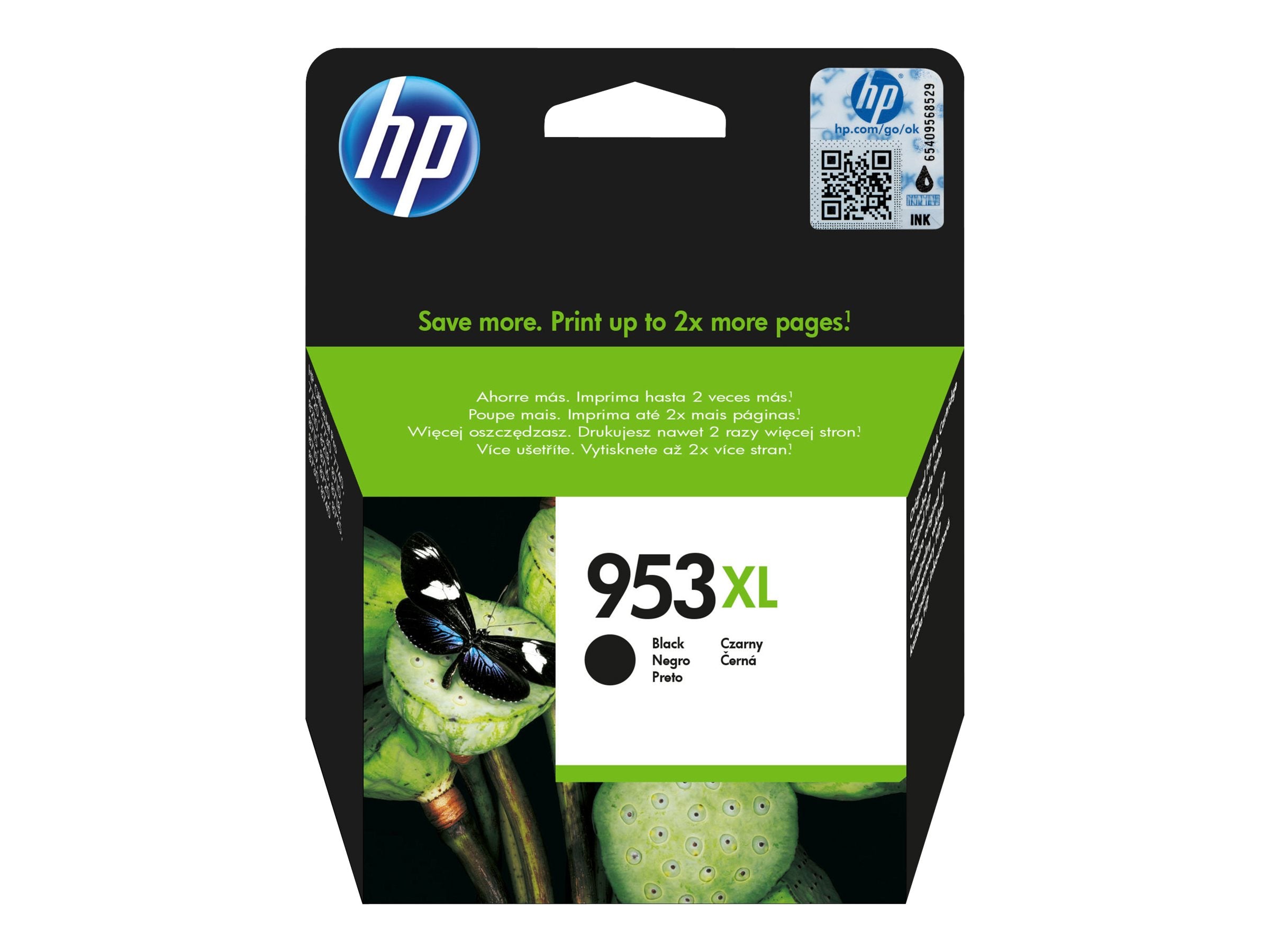 HP 953XL original Ink cartridge L0S70AE BGX Black Vorderansicht