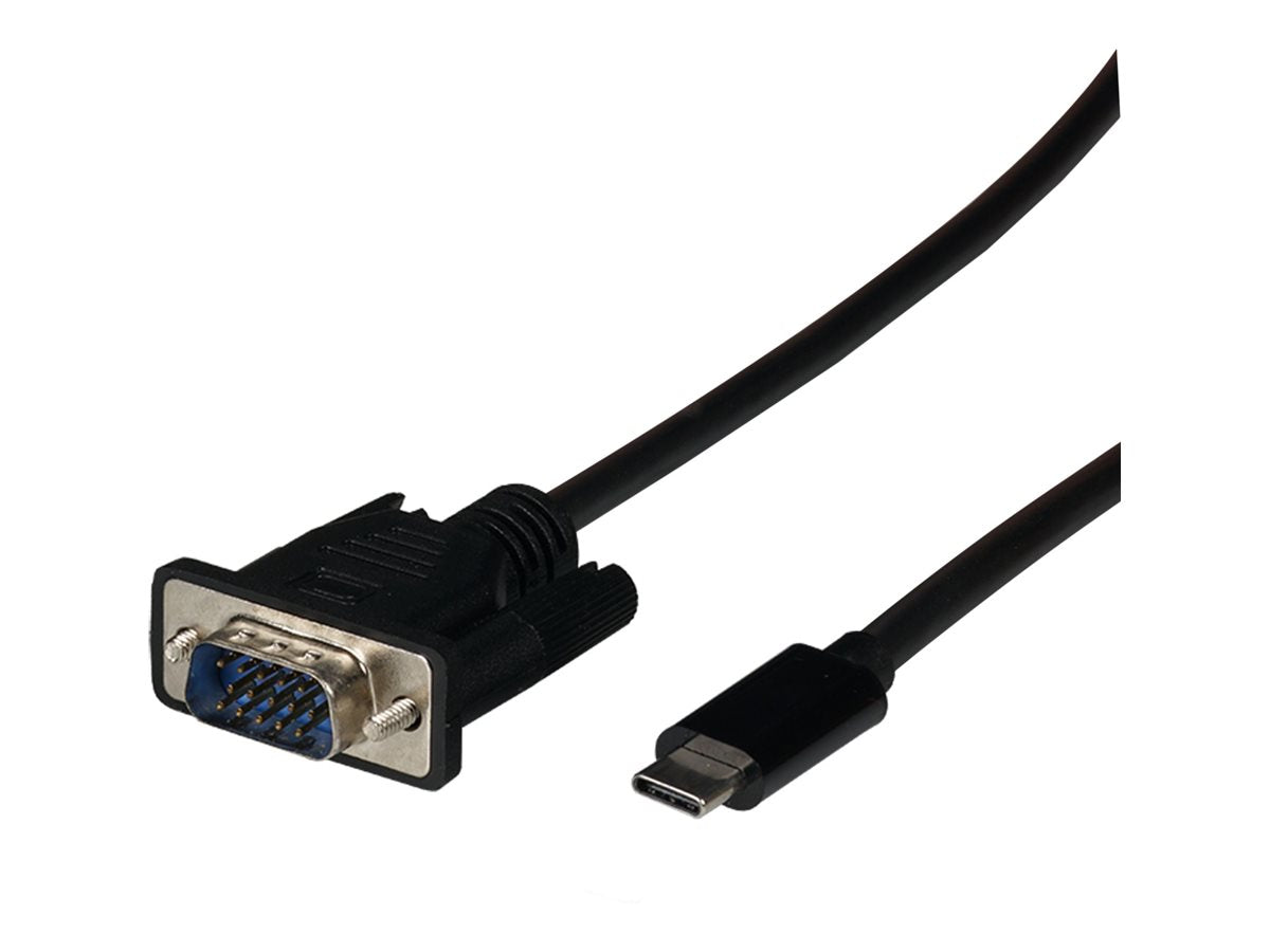 TECHLY USB 3.2 HDMI 2.1 Adapterkabel Typ-C Stecker - HDMI Stecker 8K60Hz 2m Vorderansicht