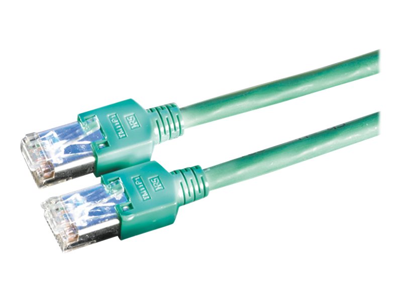 DÄTWYLER Patchkabel Kat.5e Class D S/UTP CU 5502 flex PVC Hirose TM11 grün 2m - Verpackung