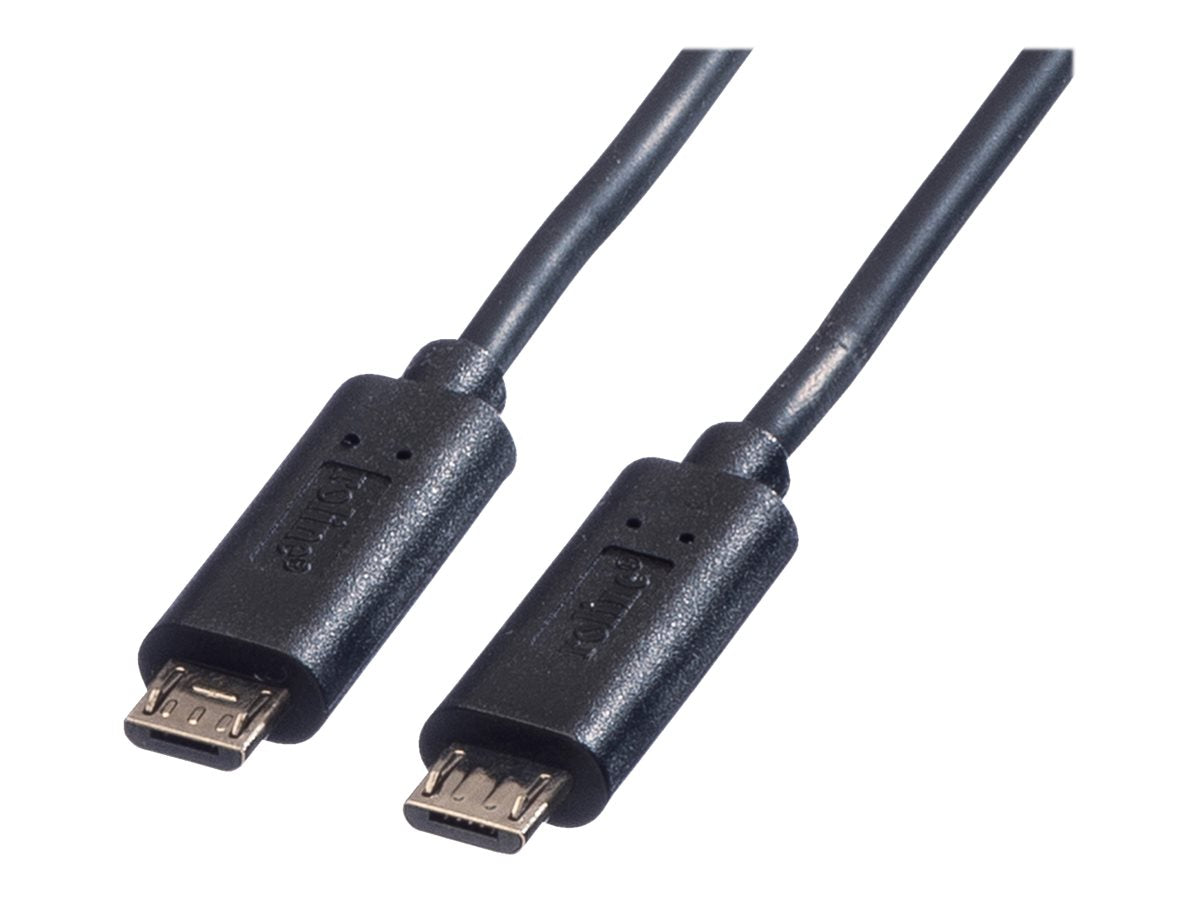 ROLINE USB 2.0 Ladekabel Micro B - Vorderansicht